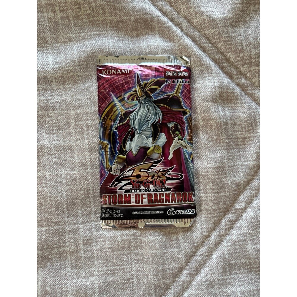 Yu-Gi-Oh TCG: 1st Edition Storm of Ragnarok Booster Packs - Sealed, Unopened